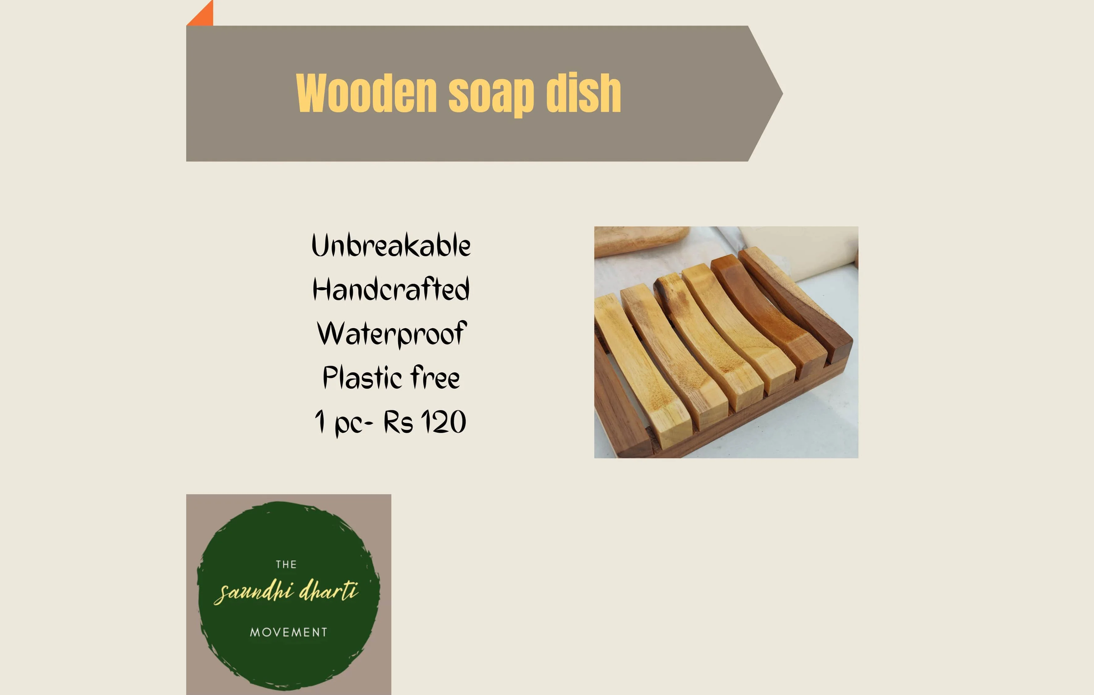 Wooden Soap Dish