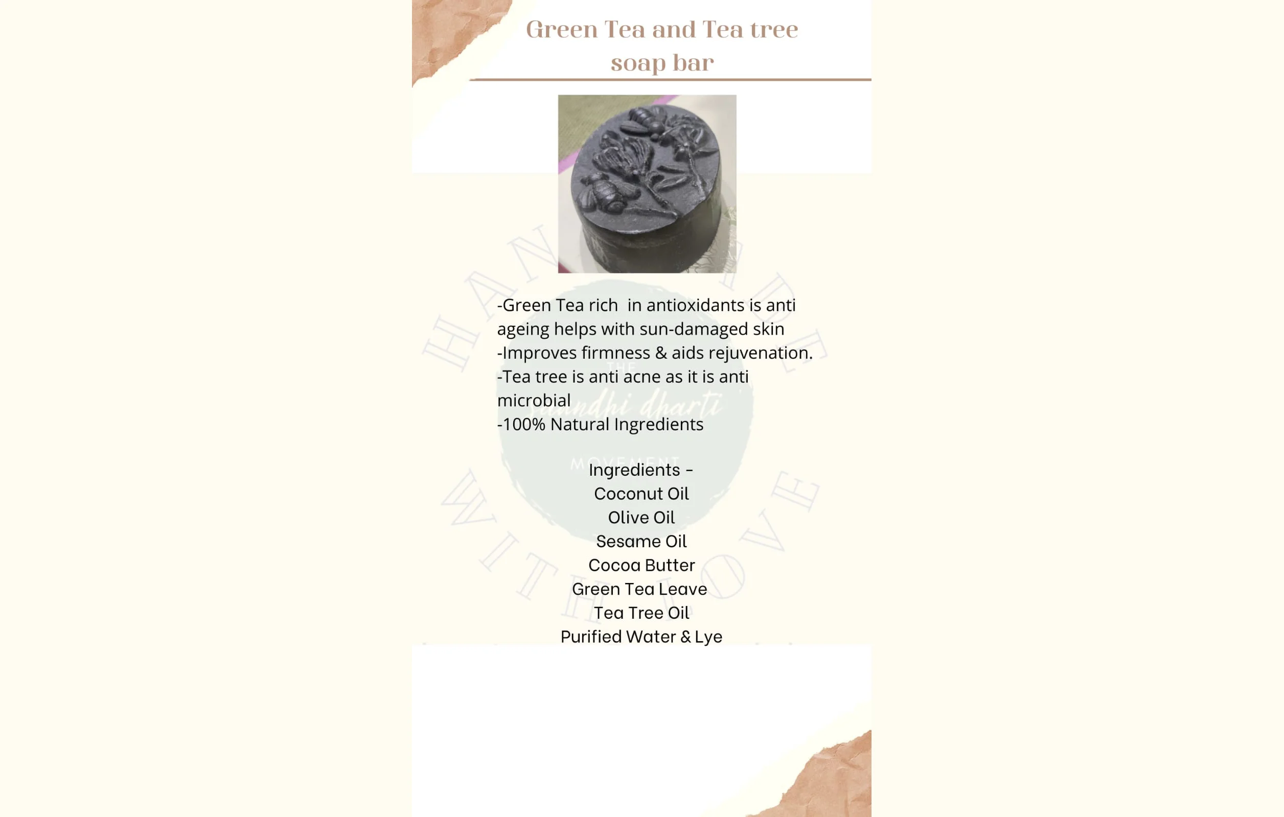 Green Tree and Tea Tree Soap Bar